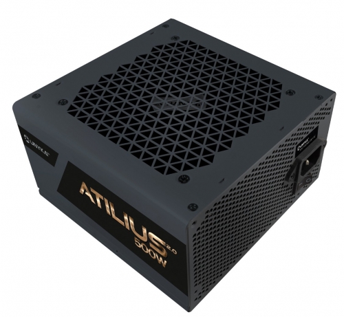 Fonte de Alimentação Gaming Atilius 2.0 500W-BLACK Bronze - AC 230 V