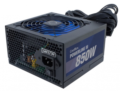 Fonte de alimentação PowerLine3 850W COOLBOX , COO-FAPW3-850