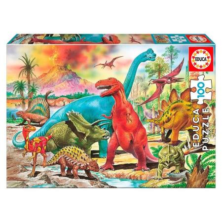 EDUCA - Puzzle 100 Dinossauros 13179