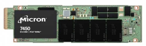 Disco Micron 7450 PRO SSD Empresarial, Leitura Intensiva 3.84TB E1.S 5.9mm PCIe 4.0 x4 (NVMe) Compatível com TAA