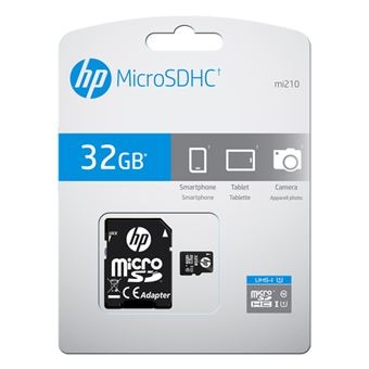 Cartão de Memória HP 32GB mi210 Class 10 U1 microSDHC