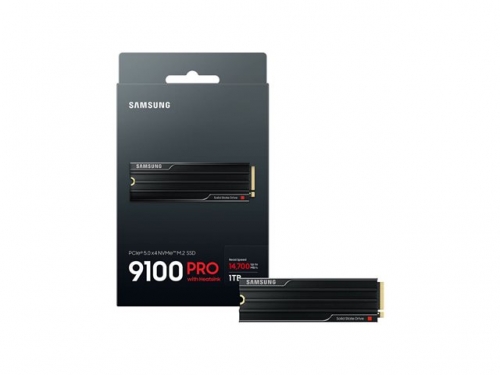 9100PRO 1TB SSD M.2 NVMe PCIe 5 Heatsink