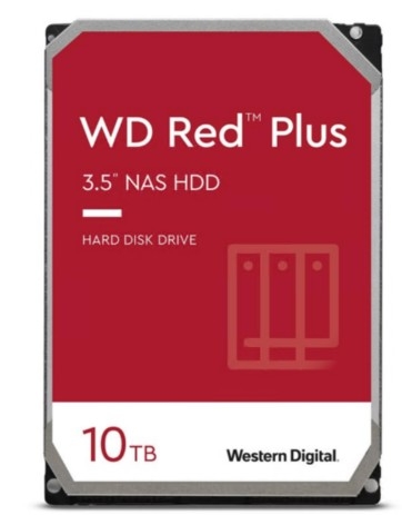 Disco WD Red Plus 10TB interno 3.5" SATA 6Gb/s 7200 rpm buffer: 512 MB