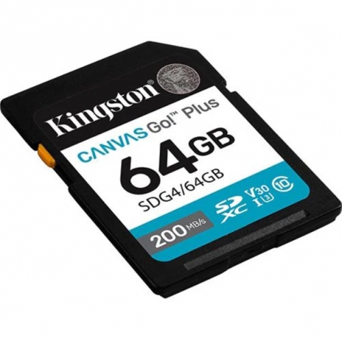 64GB SDXC Canvas Go Plus Gen4 200MB/s C10 UHS-I U3 V30