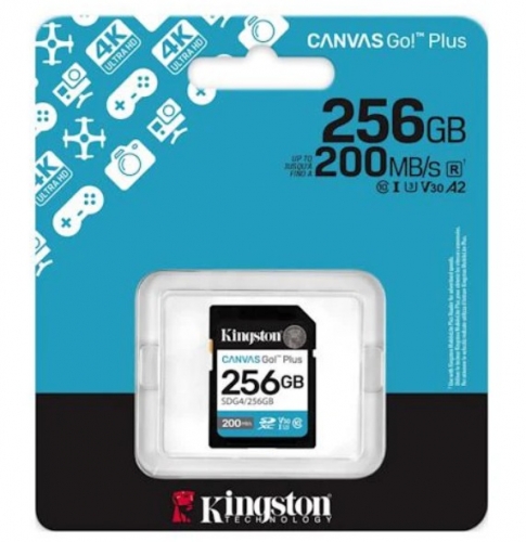256GB SDXC Canvas Go Plus Gen4 200MB/s C10 UHS-I U3 V30