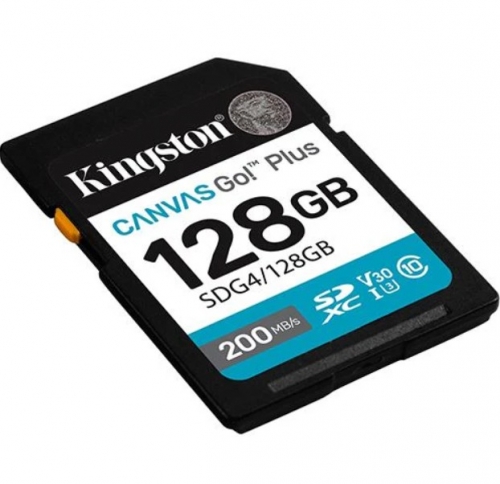 128GB SDXC Canvas Go Plus Gen4 200MB/s C10 UHS-I U3 V30