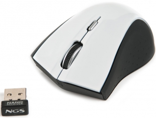 Rato NGS VIP Wireless Mouse Branco - WHITEVIPWIRELESSMOUSE