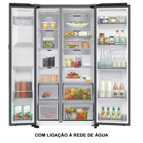Frigorifico Side by Side SAMSUNG - RS90F66BETEF No Frost 614L