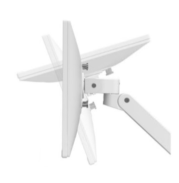 Kit Ergotron LX Pro de montagem braço do monitor para LCD tamanho até 34" montável na secretária