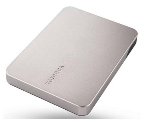 Disco rígido externo 1 TB 2.5" USB 3.2 Gen 1 prata quente Toshiba Canvio Flex , HDTX210ESCAA
