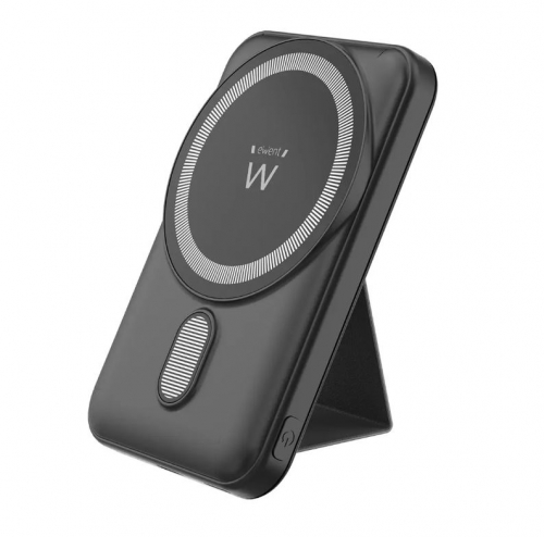 Powerbank Ewent EW1162 Wireless Magsafe 10000mAh 22.5W Preta