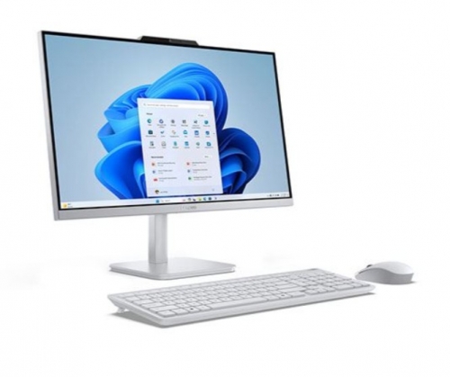 Desktop All In One Lenovo A100-809 Intel N100, 1x 8GB SO-DIMM DDR4-3200, 512GB SSD M.2 PCIe NVMe, Windows 11 Home - Grey