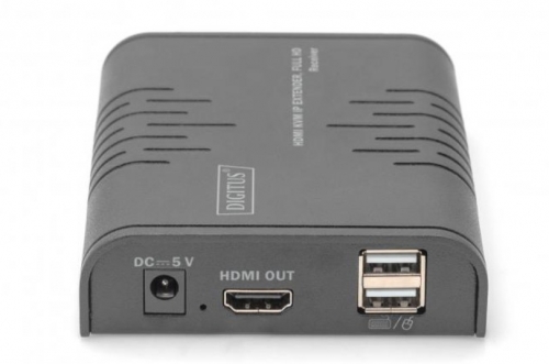 Receptor extensor KVM IP HDMI DIGITUS, Full HD - DS-55529