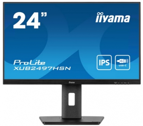 Monitor iiyama ProLite XUB2497HSN-B2 LED 24" Full HD 100 Hz IPS 300 1 ms Colunas som preto