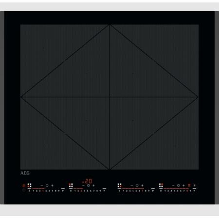 Placa de indução de 4 zonas e 60 cm AEG TR64IT00FB