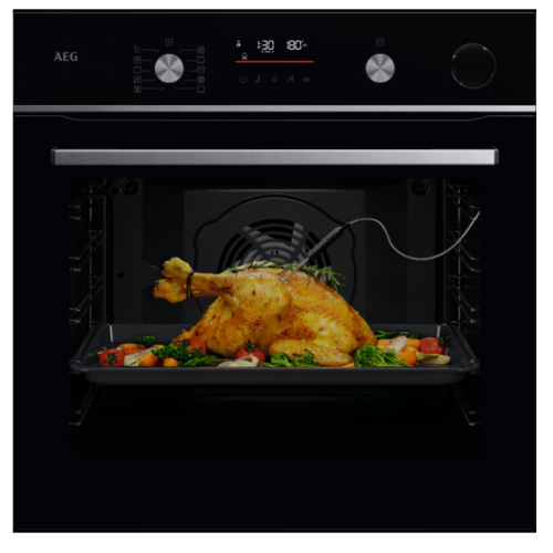 Forno a vapor Série 6000 SenseCook com SteamCrisp com LUX AEG - OR6PB51WSB