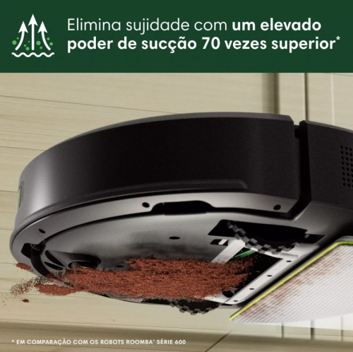 Aspirador iROBOT Roomba Combo 105 Y311040 Preto
