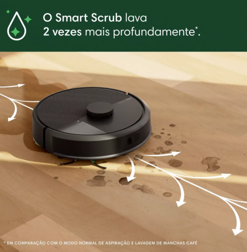 Aspirador iROBOT Roomba Combo 105 Y311040 Preto