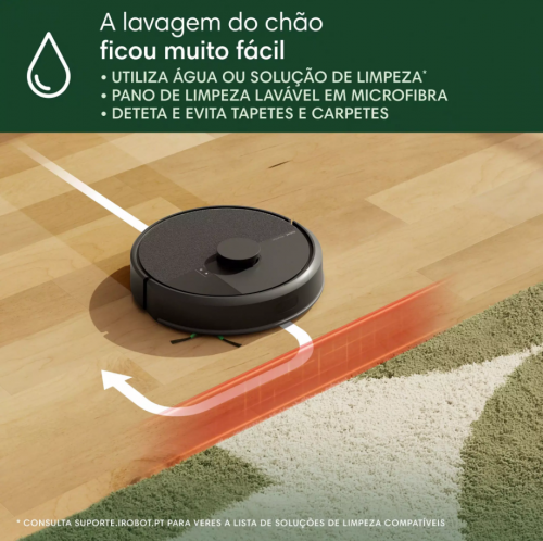 Aspirador iROBOT Roomba Combo 105 Y311040 Preto