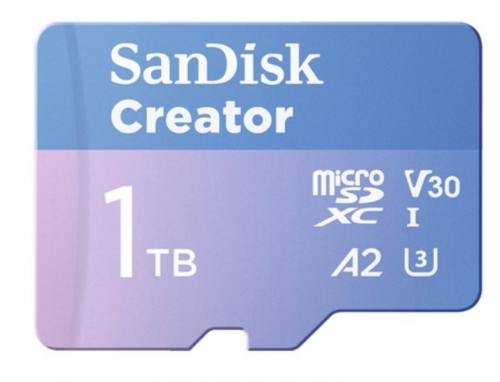 Cartão de memória flash SanDisk 1 TB A2 microSDXC UHS-I - SDSQXAV-1T00-GN6MS