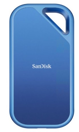 Disco SanDisk Creator Pro SSD 2TB externo USB 3.2 Gen 2x2 (USB C conector), SDSSDE81C-2T00-G25