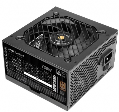Fonte de Alimentação ATX Mars Gaming MPB750SI 750W 80 Plus Bronze Preta