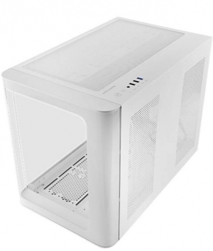 Caixa Micro-ATX Mars Gaming MC-FUSION Tempered Glass Branca, MCFUSIONMW