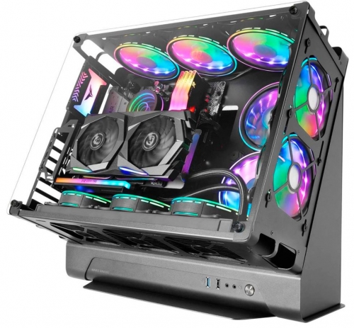 Caixa ATX Mars Gaming MCB Premium Custom Tempered Glass Preta