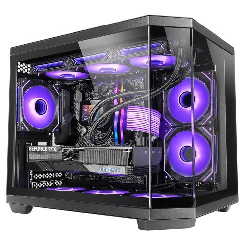 Caixa Micro-ATX Mars Gaming MC-3TCOREM Tempered Glass Preta