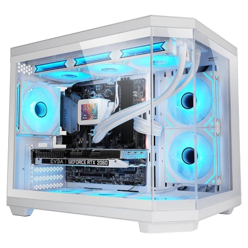 Caixa Micro-ATX Mars Gaming MC-3TCOREM Tempered Glass Branca