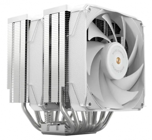 Air Cooler CPU Mars Gaming MCPU-XU9 120mm Dual Tower Branco, MCPUXU9W