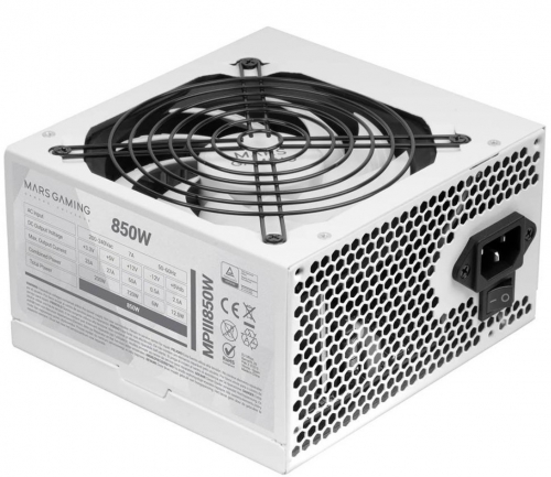 Fonte de Alimentação ATX Mars Gaming MPIII850W 850W Branca