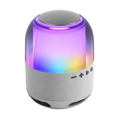 Coluna Portátil Mars Gaming MS-FLOW 360º RGB Bluetooth 15W Branca