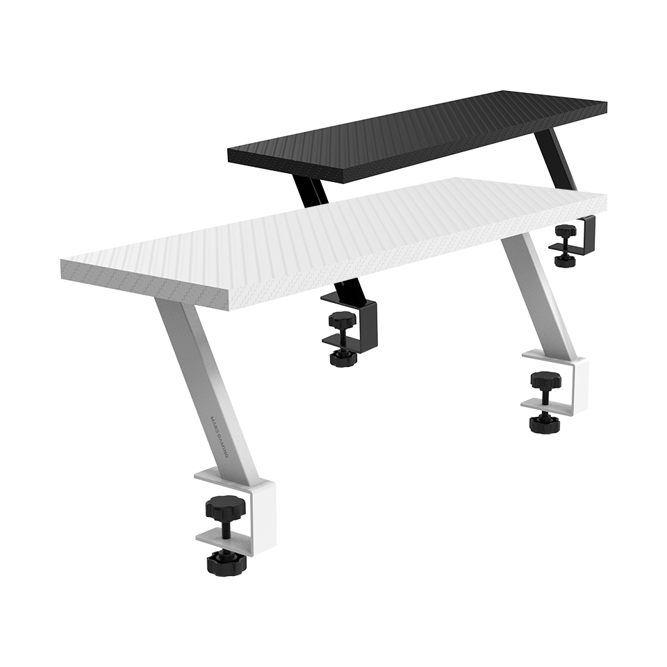 Suporte Mesa p/ Ecrã Mars Gaming MGDS Branco