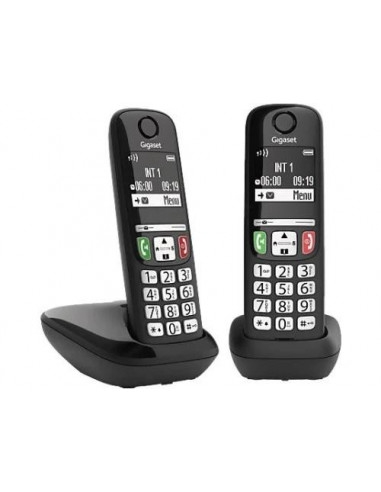 Telefone Gigaset E270 Duo, Preto