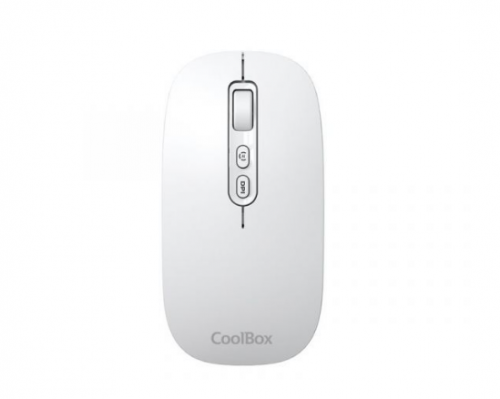 COOLBOX W02-IA WIRELESS MOUSE RF+BT WHITE