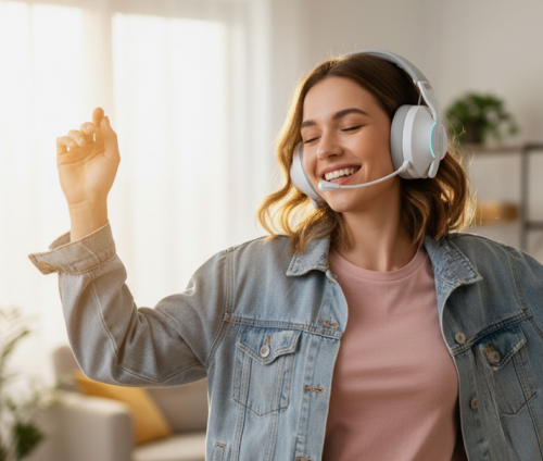 Auriculares sem fios COOLBOX Gaming Bluetooth MIC WB01 RF+BT Branco