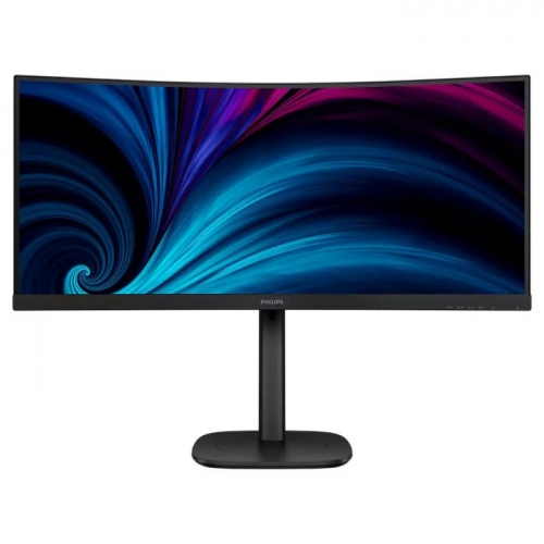 Monitor Philips 34 polegadas 34B2U3600C/00 VA WQHD 21:9 Curvo 60Hz (4ms)