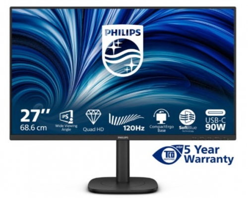 Monitor Philips 27B2U3601 27" QHD 120Hz HAS Docking 2x2W
