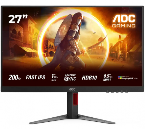 Monitor AOC 27G4HA IPS W-LED 27 polegadas FHD 16:9 200Hz FreeSync / VESA Adaptive Sync