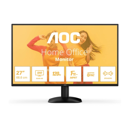 Monitor AOC Q27B35S3 IPS W-LED 27 polegadas QHD 16:9 120Hz VESA Adaptive Sync