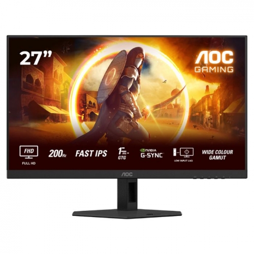 Monitor AOC Gaming 27 polegadas  27G4HRE IPS FHD 16:9 200Hz HDR 10 (1ms) 