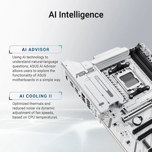 Motherboard ATX Asus X870 Max Gaming WiFi7 White SktAM5 90MB1LZ0-M0EAY0