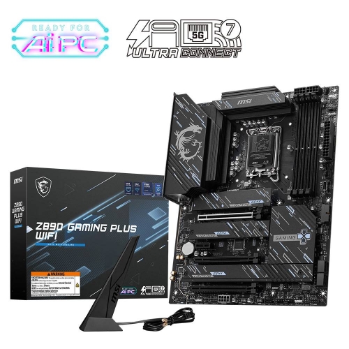 Motherboard MSI Z890 GAMING PLUS WIFI LGA1851 MB 4XDDR5 4XM.2