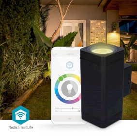 LUZ EXTERNA SMARTLIFE NEDIS WIFI BLUETOOH 8.5W