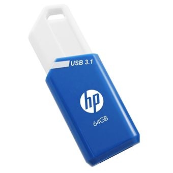 Conjunto 3 Pendrive USB 3.1 Memória HP 3 x 64GB x755w