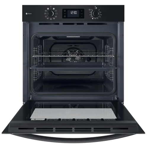 Forno elétrico de encastre Indesit: cor preta, auto-limpeza - IO 258HS B