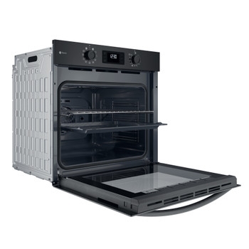 Forno elétrico de encastre Indesit: cor preta, auto-limpeza - IO 258HS B