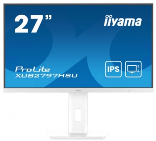 Monitor iiyama ProLite XUB2797HSU-W2 LED 27" Full HD 100 Hz IPS 300 1 ms Colunas som branco,