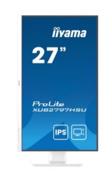 Monitor iiyama ProLite XUB2797HSU-W2 LED 27" Full HD 100 Hz IPS 300 1 ms Colunas som branco,